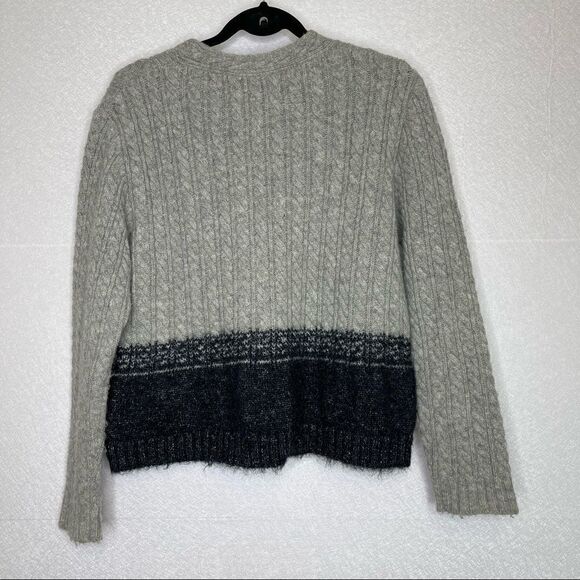 Thakoon Merino Wool Cable Knit Color Block Sweater M - Picture 5 of 5